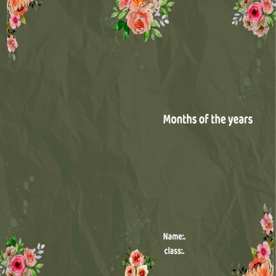 مطوية moths of the years الفصل الدراسي الأول