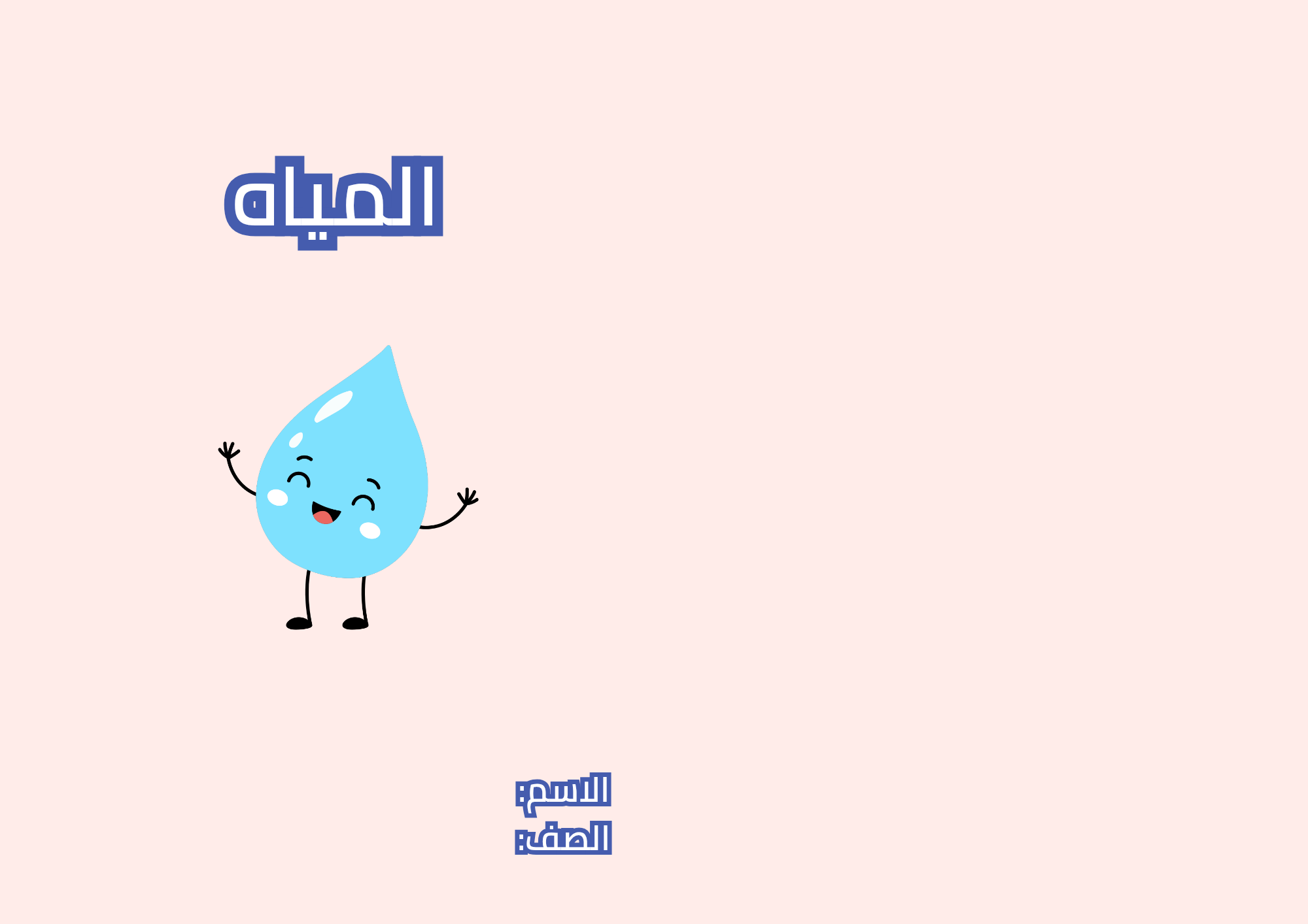 مطوية المياه صف خامس الفصل الدراسي الثاني 